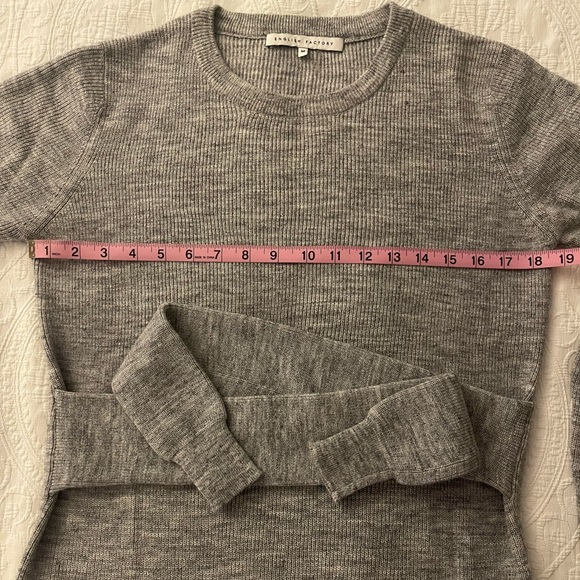 English Factory gray sweater dress with front tie - Picture 5 of 5